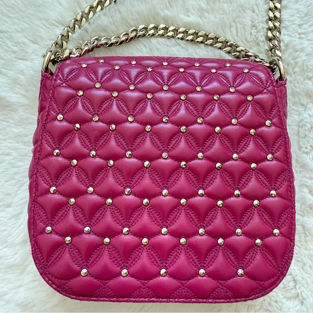 NWT!!! BVLGARI Divas Dream Bag Quilted Leather Medium Authentic Retail 1800$